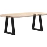  Noge za klub stolić V-oblika 2 kom Crne 28 x (42-43,3) cm Čelik | shoptok.hr
