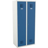  garderobna omara, vxšxg 1800 x 800 x 500 mm, s podnožjem, svetlo modra vrata Cene