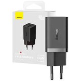 Baseus - zidni punjač (CCGP180101) - 2x Type-C - GaN - brzo punjenje - 40W - crni | shoptok.hr