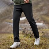 Pioneer Camp Muške pantalone za planinarenje, Softshell, Crne Cene