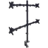 Manhattan 4-struki Stolni nosač za monitor 33,0 cm (13") - 81,3 cm (32") Podesiv po visini, Nagibni i okretni | Eponuda.ba