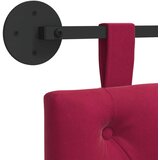  Držeće uzglavlje Zidne Vinska crvena 110 x 55 x 7 cm Baršun - boja crnog vina 100 cm bez LED | shoptok.hr