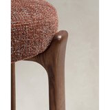 Kave Home Rjav/v temni naravni barvi barsko stol iz masivnega jesena (višina sedeža 65 cm) Granite – | Shoptok.si