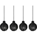 REALITY Luster na sajli SPROUT 4xE14/30W/230V crna/ratan | Eponuda.com