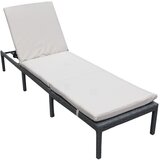Ehomegarden Ležaljka bež-braon ratan/ 198x60x22cm | ePonuda.com