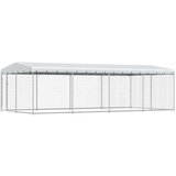  Vanjski kavez za pse s krovom 7,6 x 3,8 x 2,3 m | shoptok.hr
