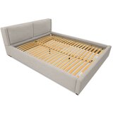 Scandic Svijetlo sivi tapecirani bračni krevet s prostorom za odlaganje s podnicom 180x200 cm Dreamer – | shoptok.hr