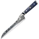 IZMAEL Damaskasti kuhinjski nož YU-37415 - Kruh / Plava | shoptok.hr