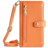 INF Etui za telefon Redmi Note z denarnico - oranžna z dolgo naramnico in zapestnico Model 1, (21748653) Cene