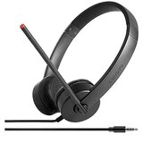 Lenovo Stereo Analog Headset Wired Head-band Office/Call center Black | shoptok.hr