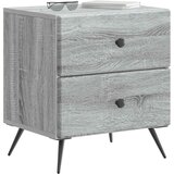  Noćni ormar s ladicama 2 pcs Siva sonoma 43 x 34 5 x 47 5 cm | shoptok.hr
