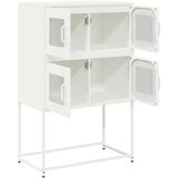 vidaXL Highboard White 68x39x107 cm Steel | Shoptok.si