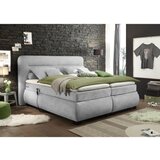 Esposa POSTELJA BOXSPRING 180 cm x 200 cm , tekstil srebrne barve | Shoptok.si