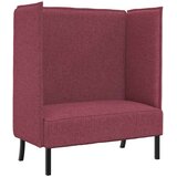 SOFA s visokim naslonom 101cm boja crnog vina tkanina | shoptok.hr