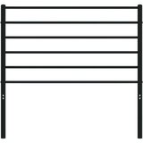  Metalno uzglavlje crno 80 cm | shoptok.hr
