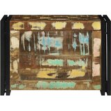  Kutija za spremanje s pohranom 60 x 40 x 41 cm obnovljeno drvo | shoptok.hr