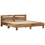  okvir za posteljo Rustikalno staro les Trden recikliran les, (22156524) | Shoptok.si