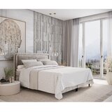Maison de Rêve Svetlo rjava boxspring postelja 200x200 cm Dove – | Shoptok.si