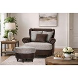 Landscape XXL FOTELJ, rjava tekstil | Shoptok.si
