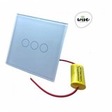 Wise wifi pametni prekidač slw - nije potrebna "nula" žica - 3 tastera - stakleni panel | ePonuda.com