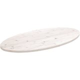  Ploča za stol bijela 100x50x2,5 cm od masivne borovine ovalna | Eponuda.com