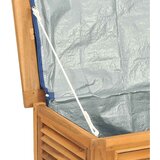  Vrtna kutija za pohranu s vrećom 114x50x58 cm masivna tikovina | Eponuda.ba