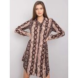 RUE PARIS Dress-TO-SK-1103-9.10P-brown Cijene