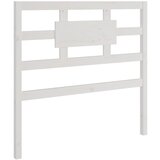 Maison Chic posteljno vzglavje - vzglavna omarica - nočna omarica belo 95,5x4x100 cm trdna borovina, (21706531) | Shoptok.si