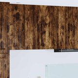 vidaXL Stenska kuhinjska omarica z vrati Dimljeni oreh 60 x 31 x 80 cm | Shoptok.si