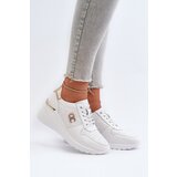 S. BARSKI Women's Leather Wedge Sneakers White D&A LR810 | Shoptok.si