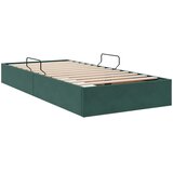  Otomanski krevet s pohranom Tamnozelena 90 x 190 cm Baršun | shoptok.hr