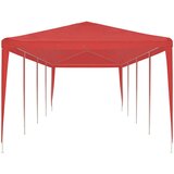 Šator za zabave Crvena 1200 x 300 x 255 cm PE i čelik | shoptok.hr