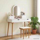  Set toaletnog stolića FAUSKE 5 kom. Bijela 100 x 50 x 143 cm Cijene