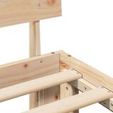  Krevetna konstrukcija Prirodna 90 x 200 cm Čvrsto borovo drvo | shoptok.hr