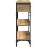  Konzolna stolica s ladicama Umjetnički hrast 72,5 x 25 x 75 cm | shoptok.hr