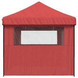 Šator za svadbe - šator za zabave Tamno crvena 292 x 580 x 315 cm Oxford tkanina - Tamno crvena s dvije bočne zidove Da | shoptok.hr