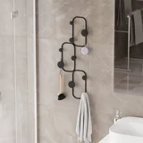 lizzard black metal wall hook