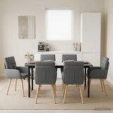  Trpezarijske stolice 6 pcs Tkanina Tamnosiva 60 x 56 x 96 cm | Eponuda.ba