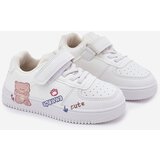 Boto Children's Velcro Sneakers with Bear White Callexia | ePonuda.com