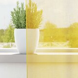 Voile zavjese s petljama 2 kom žute 140x225 cm | shoptok.hr
