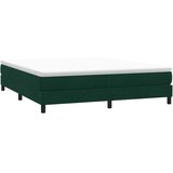  Krevet s boxspring oprugama bez madraca tamnozeleni 180x220 cm baršun | Shoptok.si