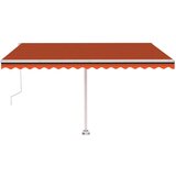  Avtomatska tenda LED + senzor 400x300 cm oranžna/rjava, (20966185) | Shoptok.si