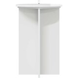  Stalak za biljke 2 pcs Bijela visokog sjaja Ø40 x 60 cm | shoptok.hr