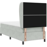 Krevet s opruga kutije Svijetlo siva 190 x 90 cm Baršun | shoptok.hr