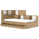 MID.YOU POSTELJA S PREDALOM 90 cm x 200 cm , bela, hrast artisan | Shoptok.si