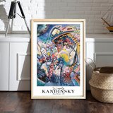WALLXPERT 4262AHSKANDINSKY-013 Višenamenska Dekorativna Slika u Ram | Eponuda.com