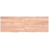 Stolna ploča svjetlosmeđa 120 x 40 x 4 cm tretirana hrastovina | shoptok.hr