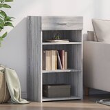  The Living Store Komoda siva sonoma 50x42,5x93 cm inženirski les - Komoda, (21496446) Cene