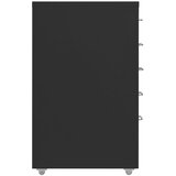  Mobilni ormarić za spise crni 28 x 41 x 69 cm metalni | shoptok.hr