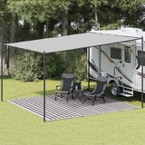  Tepih za šator antracit i bijeli 400 x 400 cm HDPE | shoptok.hr